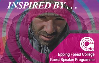 Leigh Timmis talks about his cycle around the world at Epping Forest College.
