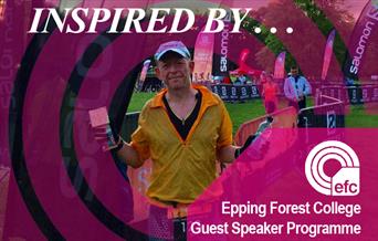 Richard Lawton, Ultra Marathon Man… speaks at Epping Forest College.