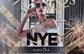 Kings Oak High Beech New Years Glamour Party for over 30s