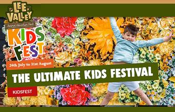 Lee Valley Animal Adventure Park Kids Fest 24th July to 31st August