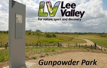 Gunpowder Park cycling and walking trail 5 miles in length.