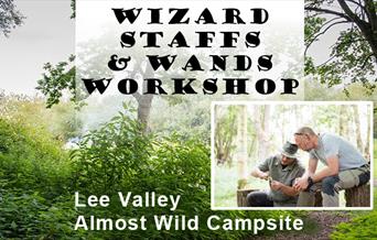 Almost Wild Campsite Wizards Staffs and Wands Workshop