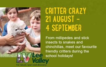 Critter Crazy at Lee Valley Park Farms, Waltham Abbey.