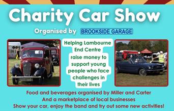 Charity Car Show at the Lambourne End Centre Adventure and Farm Fundraiser