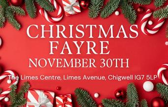 Limes Centre Christmas Fayre Sunday 30th November 2025