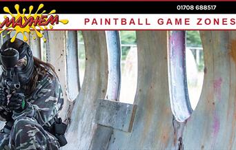 Mayhem paintball site, Abridge.