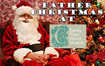 Father Christmas at Epping Forest District Museum.