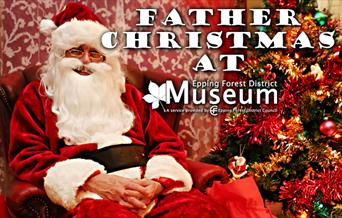 Father Christmas at Epping Forest District Museum.