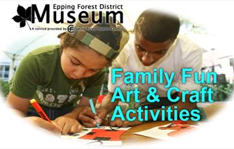 Family fun art and craft activity during the school holidays