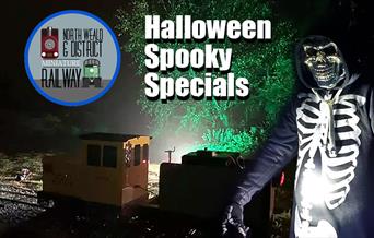 Halloween Spooky Specials, train rides at the North Weald & District Miniature Railway.