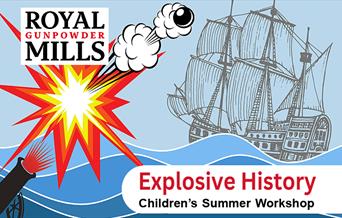 Explosive History children's workshop at the Royal Gunpowder Mills, Waltham Abbey.