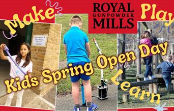 Kids Day this Spring at the Royal Gunpowder Mills