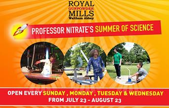 Summer of Science at the Royal Gunpowder Mills, Waltham Abbey.