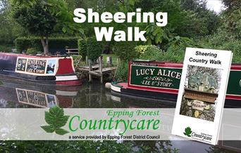The Sheering walk takes you past the Maltings Antique Centre and along a canal.