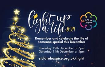 St Clare Hospice Light up a Life services 2024