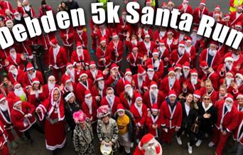 St Clare Hospice 5k Santa Run from Debden