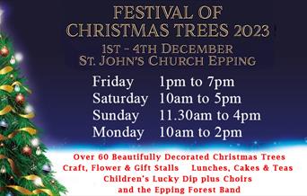 St John the Baptist Church Festival of Christmas Trees, Epping