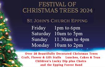 St John the Baptist Church Festival of Christmas Trees, Epping