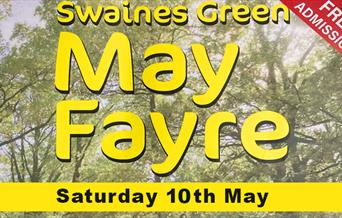 Swaines Green May Fayre Epping. 10th May 11am to 5pm.