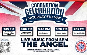 Live Music from The Angel Waltham Abbey, to celebrate the Coronation