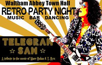 Telegram Sam - A Tribute to the music of Marc Bolan and T-Rex - Retro Party Night at Waltham Abbey Town Hall