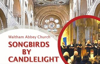 Songbirds perform by candlelight in Waltham Abbey Church this Christmas