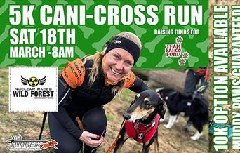 Wild Forest 5K Cani-Cross run raising money for Team Baloo