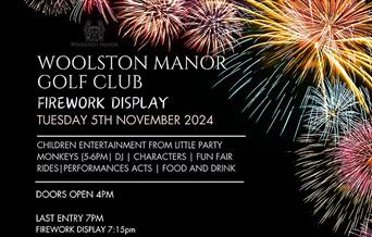 Woolston Manor fireworks display and entertainment  2024