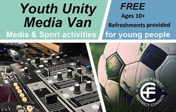 Epping Forest District Council's Youth Unity Media Van in Loughton