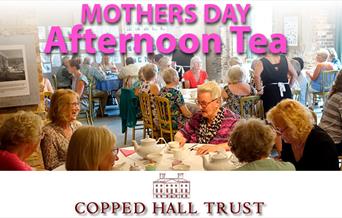 Copped Hall afternoon tea, with a Mothers Day theme.