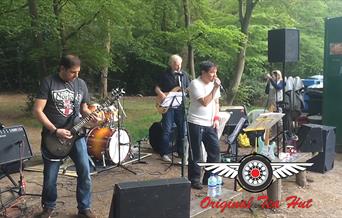 Ruby Falls performing at the Original Tea Hut, High Beech in Epping Forest