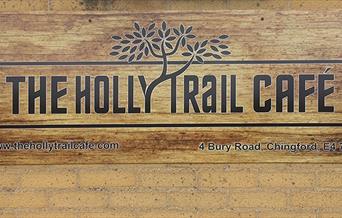 The Holly Trail Café sign, Epping Forest.