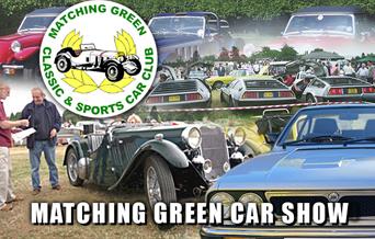 Matching Green hosts the county's biggest free classic and sports car event - second Sunday in July