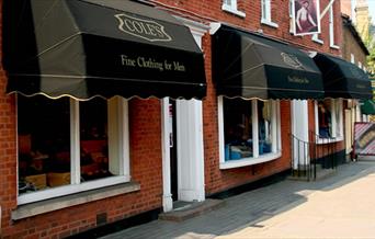 Coles Menswear Shop in Epping High Street.