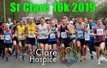 The St Clare 10k 2019 takes place on 7th April from the hospice in Hastingwood.