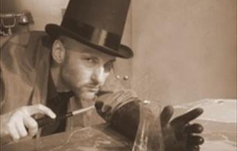 Our Victorian Professor Nitrate show at the Royal Gunpowder Mills Victorian Days event, Waltham Abbey