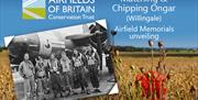 Airfields of Britain memorial unveilings at Match and Chipping Ongar (Willingale) airfield sites