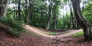 The, now eroded, hill fort banks at Ambresbury.