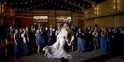 The Barns at Lodge Farm - dancing in The Grain Store