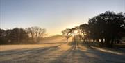 Winter day at Bentley Golf Course