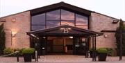 Abridge Golf Club clubhouse front entrance