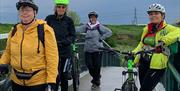 Photo taken on the evening ride on 17.05.21 left front to back Maxine Mott, Judy Denny, Anita O’Sullivan (all participants) and me on the right (Karen
