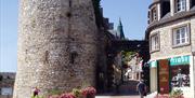 The gateway into Domfront.