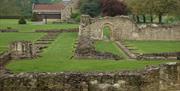 Remains of Lesnes Abbey.