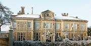 Down Hall in the snow