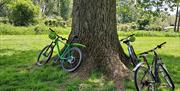 Bicycles having a rest during an EFDC ride.