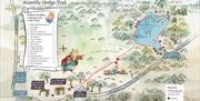 Epping Forest Brambly Hedge Trail map.