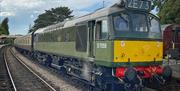 Visiting class 25 locomotive, D7659 (25309) courtesy of the Waterman Heritage Trust and Peak Rail