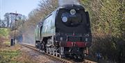 Bullied pacific locomotive, 34072 "257 Squadron"  will be visiting Epping Ongar Railway Southern Giants Steam Gala 2025