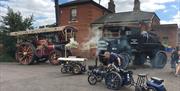 Traction Engines big and small at Epping Ongar Railway North Weald